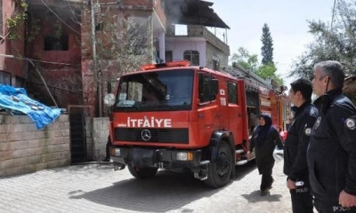 Gaziantep'te ev yangını